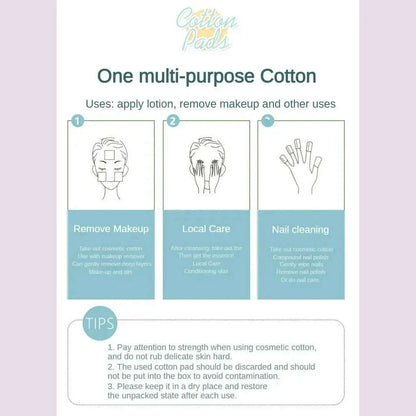 Facial Makeup Cotton Round Soft Makeup Remover Cotton Makeup Remover Cleansing Pad Daily Makeup Tool