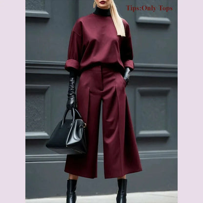 Freeacy 2025 New Women's Tops Burgundy Round Neck Half Sleeves Loose Fit T-shirt Spring and Summer Casual Streetwear Shirts