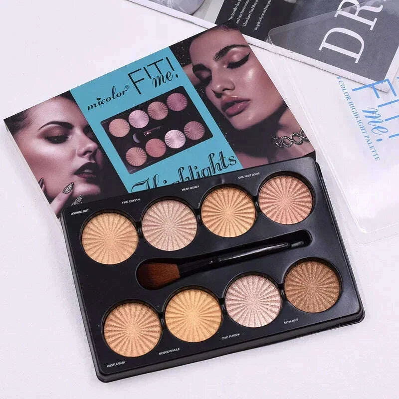 NEW 12 Color Matte Trimming Makeup Palette  Face Basic Makeup Foundation White Brown Female Cosmetic Lasting Nature Water Proof