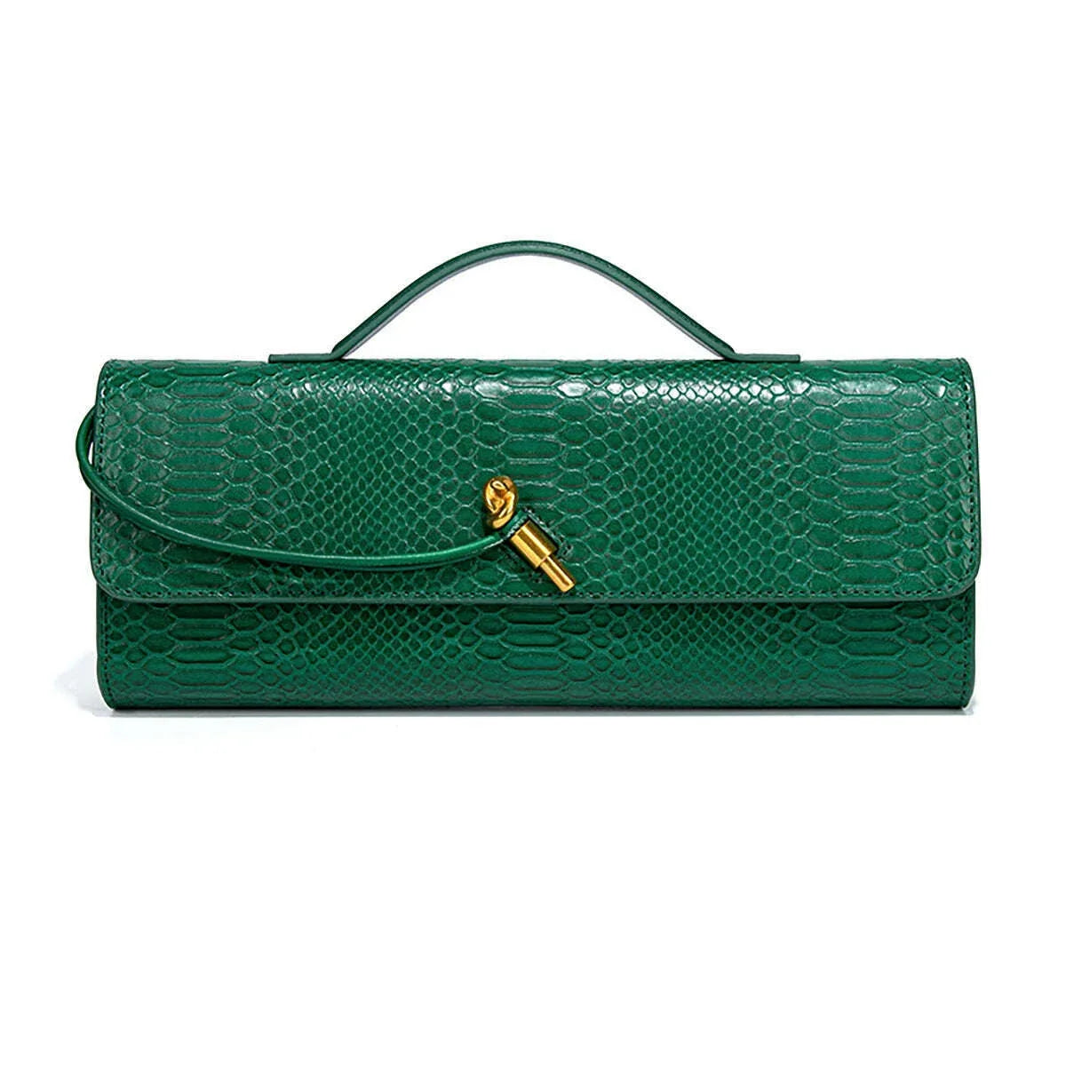 Burgundy bag cherry red envelope wine red envelope upscale new handbag European and American fashion crocodile flip hand organ b