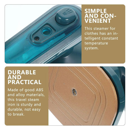 Portable Travel Steam Iron Mini Electric Steamer Handheld Ironing Machine Professional Garment Steamer For Use Lightweight