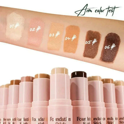 Facial Stick Foundation Full Coverage Dark Skin Foundation Makeup Lasting Oil-control Concealer Base Cream Matte Natural Primer
