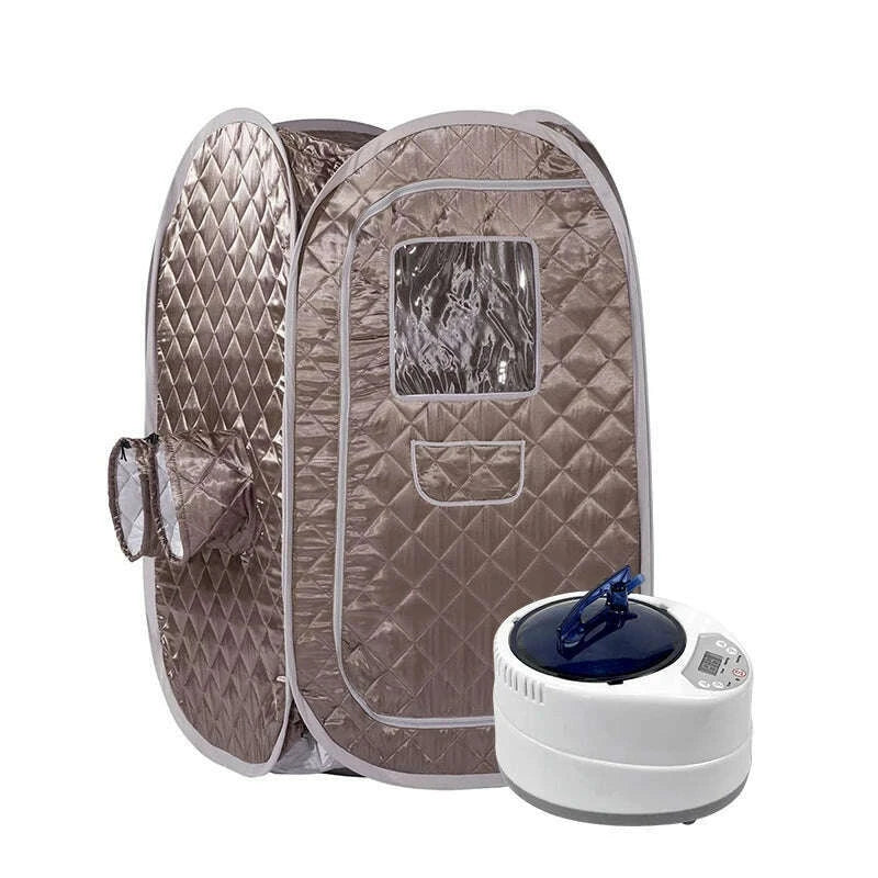 Portable Steam Sauna Tent  Personal Steam Sauna SPA for Detox Therapy with2L Steamer