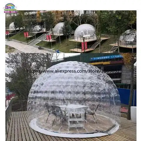 Inflatable Hot Tub Solar Dome Transparent Inflatable Dome For Sun Bath 2020 New Insolation Inflatable Dome