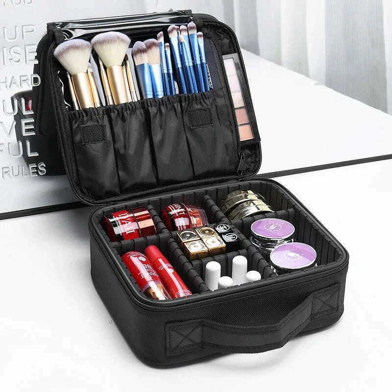 New Cosmetic Case for Women  Beauty Brush Makeup Bag Travel Necessary Waterproof Cosmetic Bag