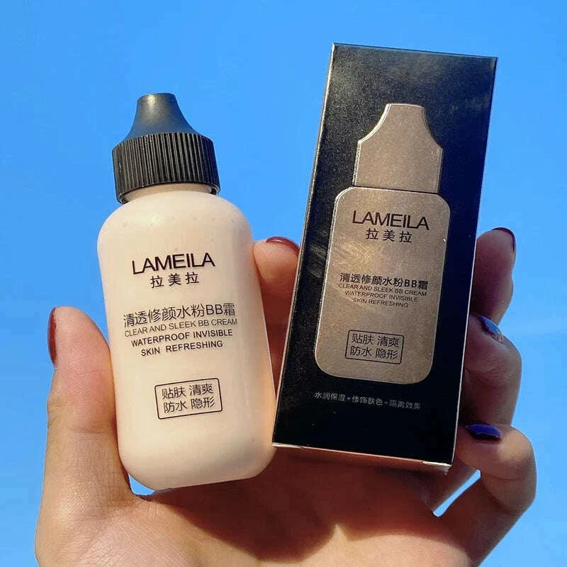 3 Colors Long Lasting Liquid Foundation Waterproof Cover Acne Spot Natural Face Base Makeup Matte Concealer Foundation Cosmetic
