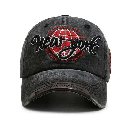 New Distressed Cotton Washed Baseball Cap Korean Outdoor Sunscreen Hat Casual And Versatile Street Spring And Autumn Sunhat