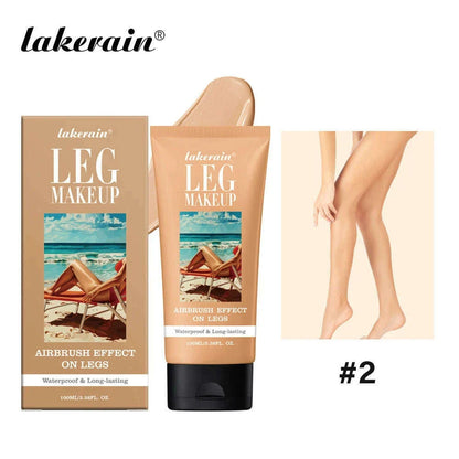 100ml Leg Makeup Long-lasting Waterproof And Anti-Transfer Concealer Even Skin Tone Wheat Tan Brown Liquid Foundation