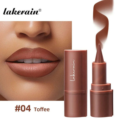 6Colors Liner Lipstick Matte Black Brown Velvet Lipstick Waterproof Non Sticky Contouring Tint Lipliner Crayon Lip Makeup