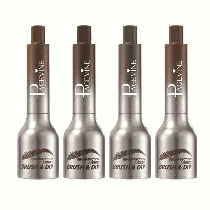 PAGEVINE Eyebrow Balm Large Brush Head Eyebrow Hairline Multi-Use Balm Non-Smudging Longlasting Press Wild Eyebrow Pencil Makeup