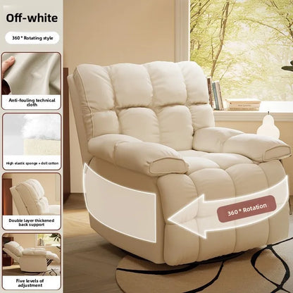 Household Living Room Sofa Chairs Rotatable Home Lazy Single Person Leisure Computer Chair Multiple Perspectives Can Sleep Chair