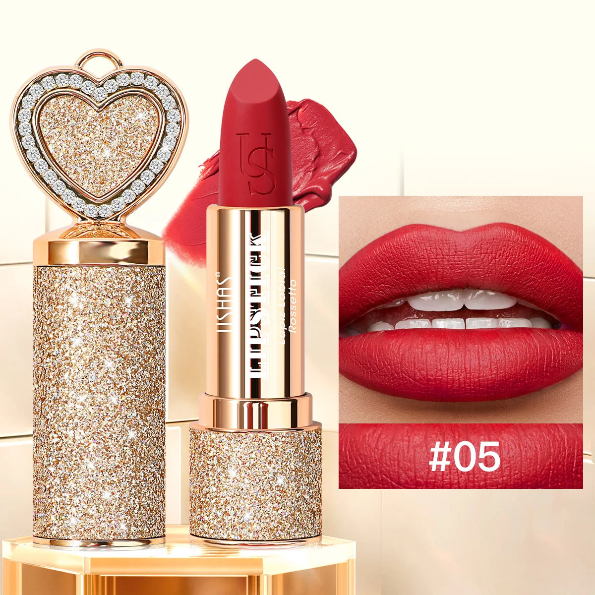 Velvet Matte Lipstick Waterproof Hydrating Long Lasting Non Transfer Lip Gloss Bold Sexy Shades for Women