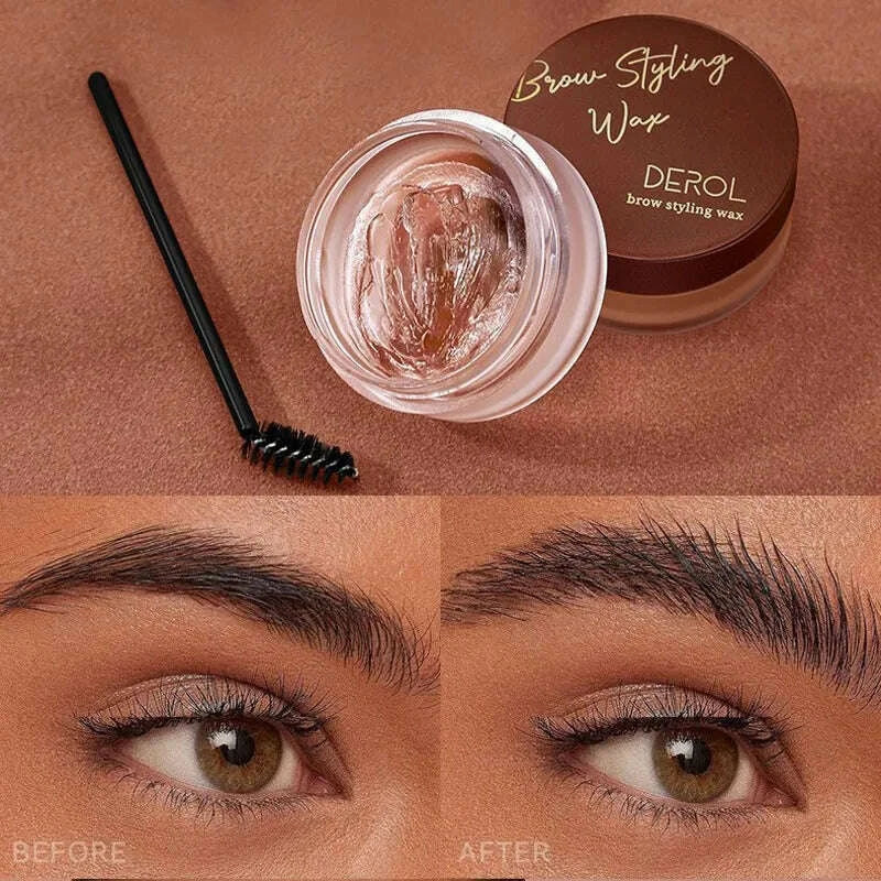 1pcs 3D Eyebrow Styling Cream Makeup Long Lasting Natural Quick-drying Wild Brow Pomade Setting Gel Wax Eyebrow Cosmetics