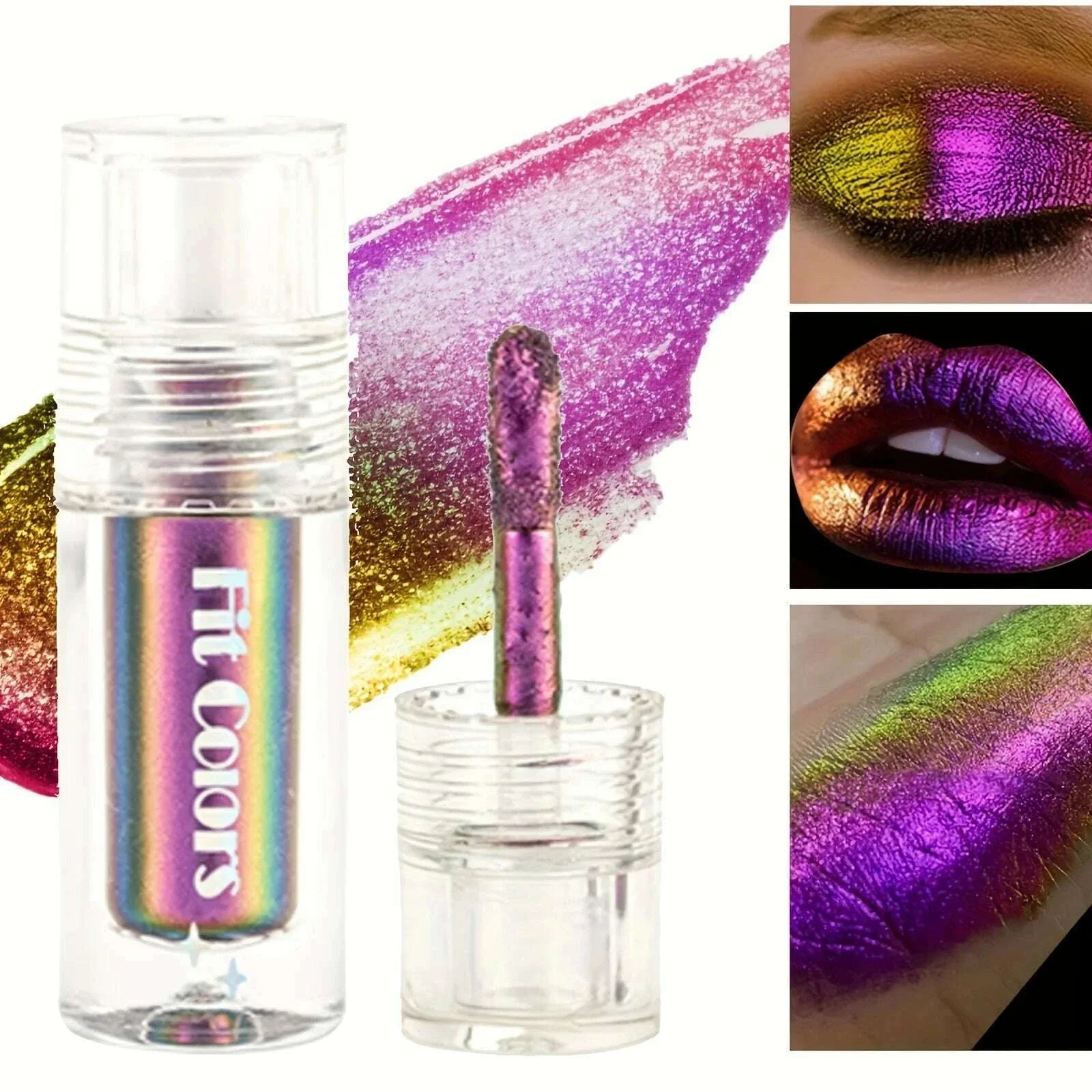 Color Changing Polarized Lip Gloss Lip Gloss Lipstick Stage Makeup Halloween Drama Long Lasting Appearance Waterproof Valentine'