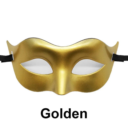 Women Man Sexy Gentleman Masquerade Mask Prom Mask Halloween Party Props Black White Retro Mask Plastic Half Face Cosplay Mask