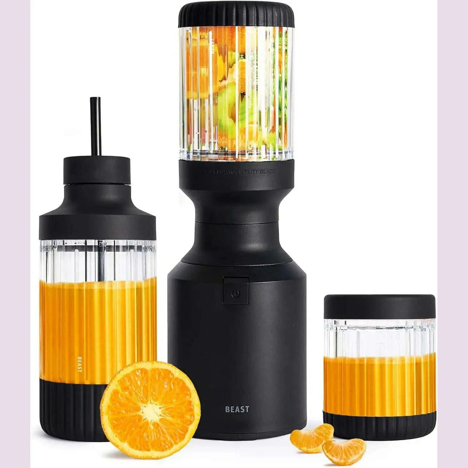 The Mini Blender Plus | Mini Countertop Kitchen Blender | Blend Smoothies And Shakes, Dressings, Sauces, Dips | Extra Vessels,
