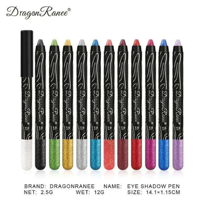 Shiny Pearlescent Highlighter Eyeshadow Pencil Waterproof Lasting Glitter Eyeliner Gel Pen Makeup Lying Silkworm Eyeshadow Pen