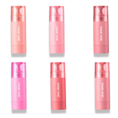 PAGE VINE Liquid Blush Longlasting Velvet Ink Blusher Brightening Natural Rouge Multi-Purpose Matte Lipstick Eyeshadow Makeup