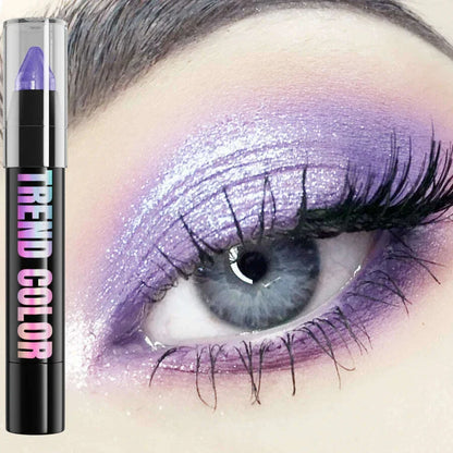 24 Colors Pearlescent Glitter Eyeshadow Eyeliner Pencil Waterproof Matte Nude Eye Shadow Eye Makeup Shimmer Highlighter Pen Tool