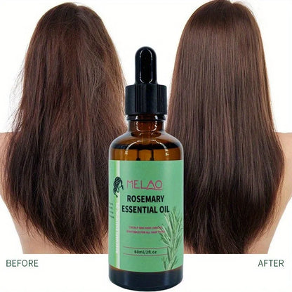 GZE Rosemary Hair Oil For All Hair Types 60ml Multi-Purpose For Hair And Body Care  Premium Essential Oil Moisturizing