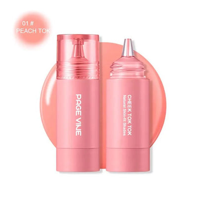 PAGE VINE Liquid Blush Longlasting Velvet Ink Blusher Brightening Natural Rouge Multi-Purpose Matte Lipstick Eyeshadow Makeup