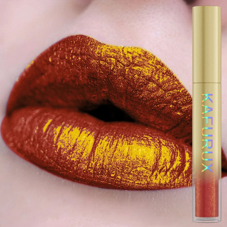 14 colors sparkling shine Lip glaze glitter metallic long lasting lip gloss waterproof liquid lipstick Makeup lip oil gifts