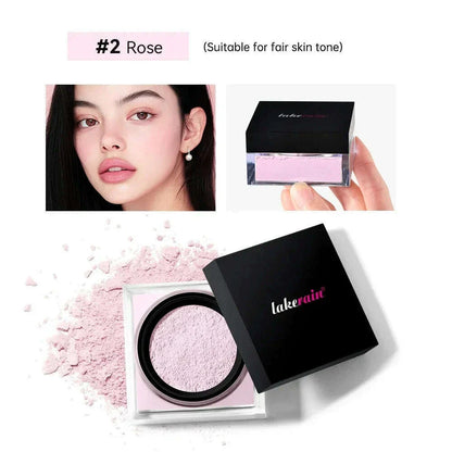 4 Color Luxury Loose Setting Powder Face Foundation Oil-Control Brighten Skin Full Coverage Face Beauty Makeup Powder Cosmetics