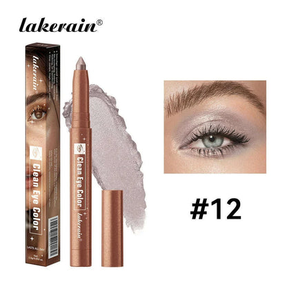 1pc Shimmering Eyeshadow Highlight Stick Glitter White Eyeshadow Pencil for Bright Eyes Dazzling Effect Makeup Highlighter