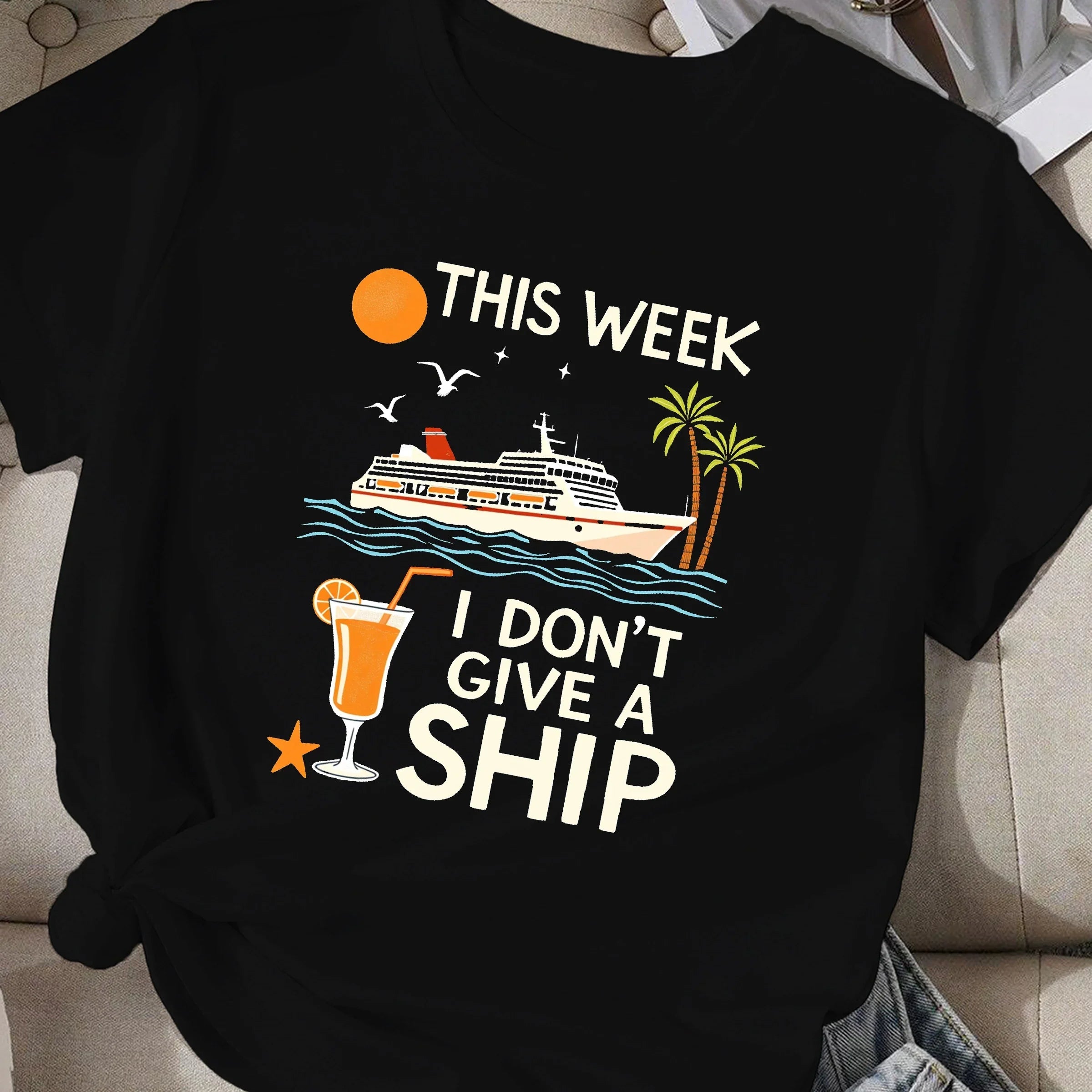 cruise ship  women's comfit t-shirt