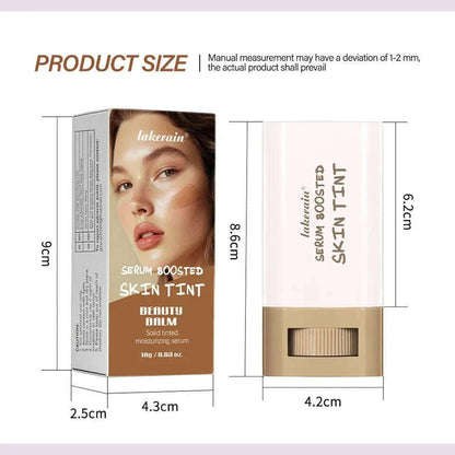 Foundation Stick Balm Skin Bronze Tint Eraser Foundation Stick Smooth Plumper Long-lasting Flawless Makeup Face Beauty Cosmetics