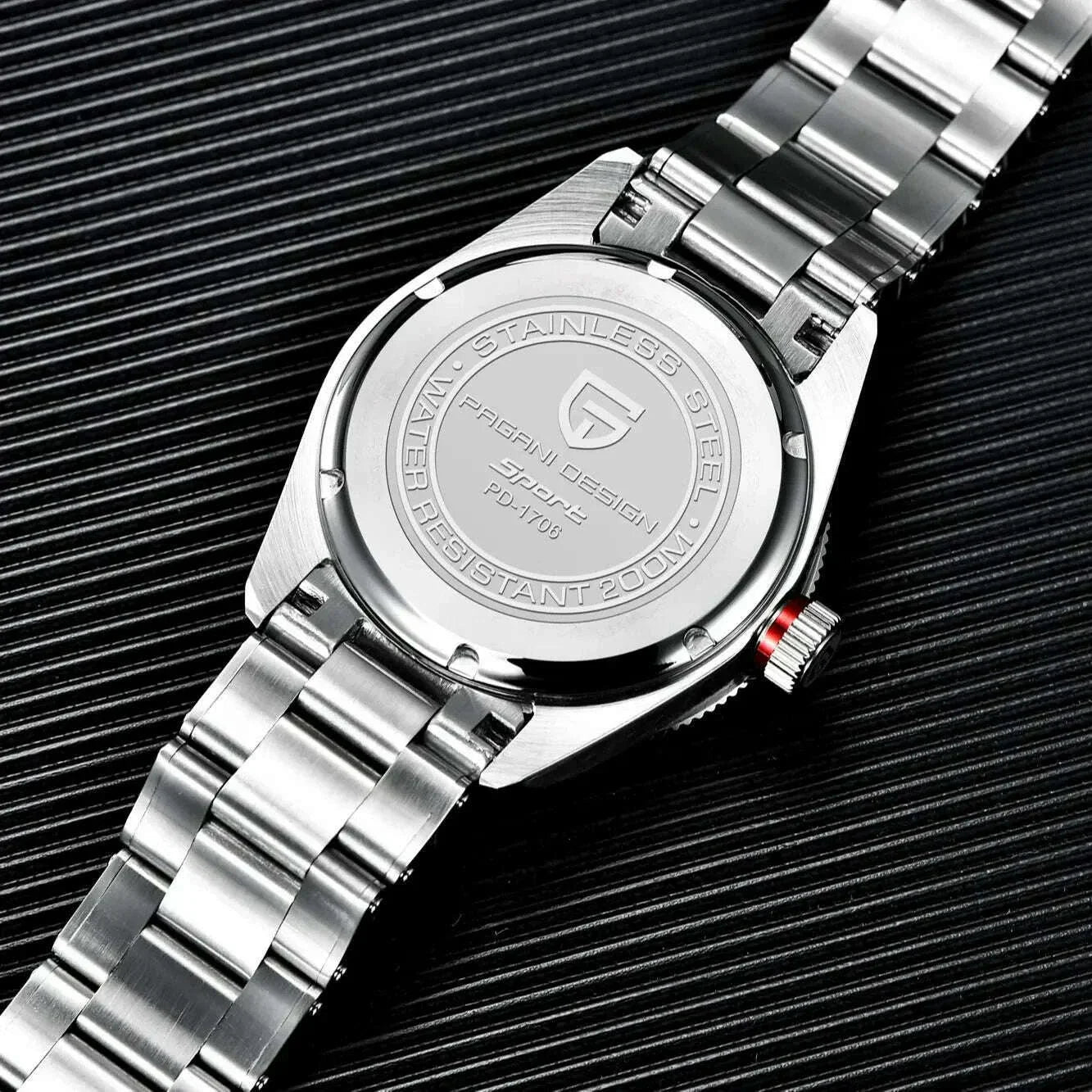 PAGANI DESIGN 2025 BB40 GMT Men's Watches Top Brand Luxury Mechanical Watch AR Sapphire Waterproof Automatic Watch For Men 1706