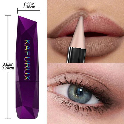 1pc Matte Sexy Lipstick Non Fading Brown lipliner Pen Contour Tint Lipstick Lasting Eye and Lip Makeup on offer Waterproof lip