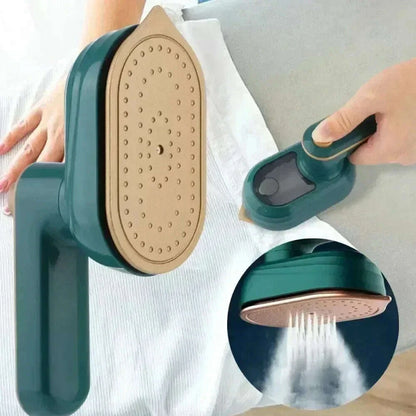Portable Steam Iron Home Travel Clothes Ironing Machine Mini Electric Flatiron Space Saving Folding Iron Household Appliances