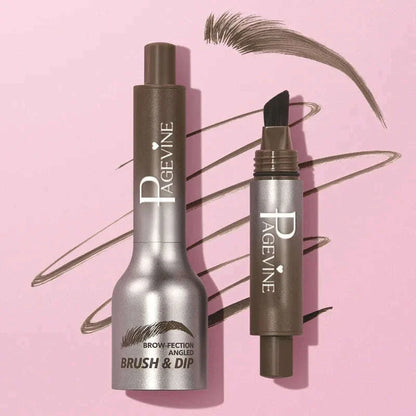PAGEVINE Eyebrow Balm Large Brush Head Eyebrow Hairline Multi-Use Balm Non-Smudging Longlasting Press Wild Eyebrow Pencil Makeup