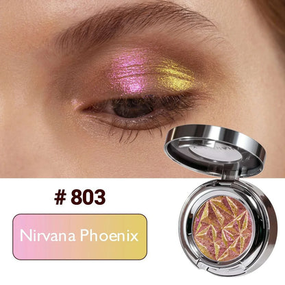 CHARMACY Optical Chameleon Shiny High Gloss Eyeshadow Palette Long Lasting Eye Glitter Pigment Professional Makeup For Women