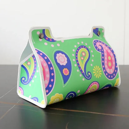 Leather Tissue Box Car Tissue Box Home Living Room Decoration Bedroom Kitchen Desktop Nordic Large Storage Box Napkin Holder