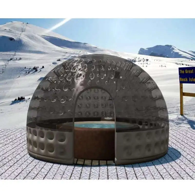 Inflatable Hot Tub Solar Dome Transparent Inflatable Dome For Sun Bath 2020 New Insolation Inflatable Dome