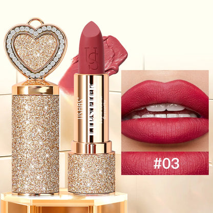 Velvet Matte Lipstick Waterproof Hydrating Long Lasting Non Transfer Lip Gloss Bold Sexy Shades for Women