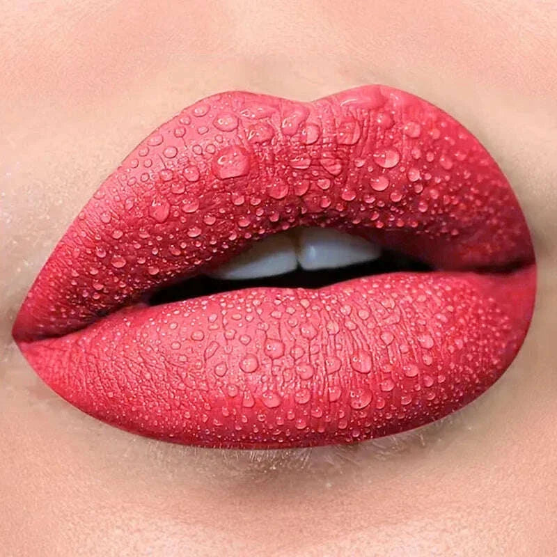 13 Colors Waterproof Matte Velvet Lip Tint Collection - Long-Lasting, Smudge-Proof, Nude Lip Glaze for a Sexy, Smooth Finish - P