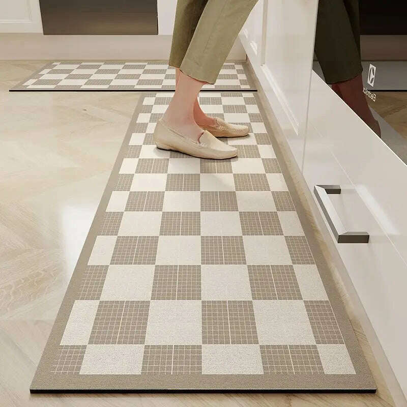 Absorbent Kitchen Floor Mat Diatomaceous Mud Floor Mats Doorstep Water Absorption Oil Absorption Anti Slip Rug Bathroom Carpet