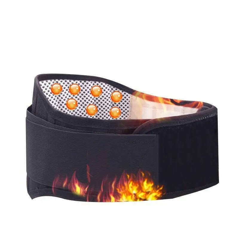 Adjustable Waist Belt Brace Self Heating Magnetic Back Waist Support Belt Lumbar Brace Massage Band
