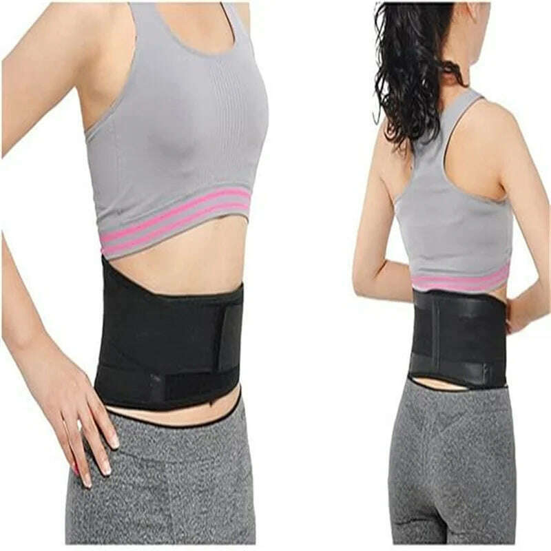 Adjustable Waist Tourmaline Self heating Magnetic Therapy Back Waist Support Belt Lumbar Brace Massage Band Health Care