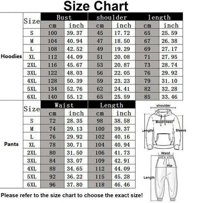 Anime Demon Slayer Hoodies 3D Printed Cosplay pants+Hoodie 2PCS Set Tracksuit Men Oversize Vintage Streetwear Hoodie Pants Sets