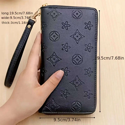 Anti destructive magnetic card bag with 36 card slots, large capacity leather organ card bag, wallet, hand-held bag, credit card
