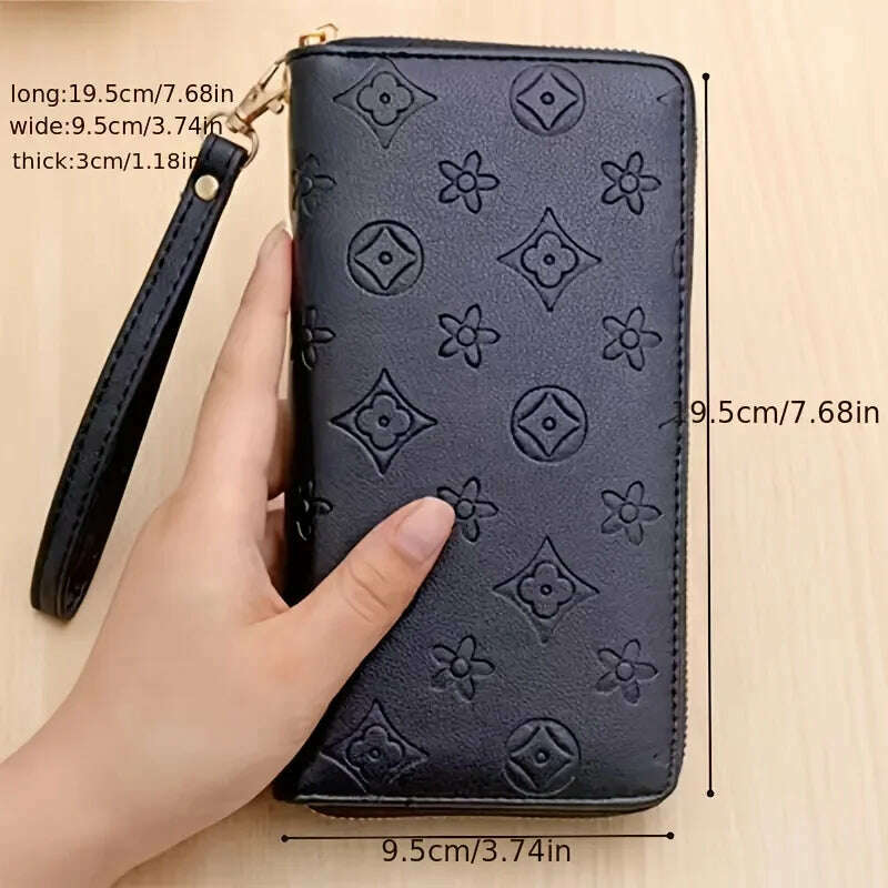 Anti destructive magnetic card bag with 36 card slots, large capacity leather organ card bag, wallet, hand-held bag, credit card
