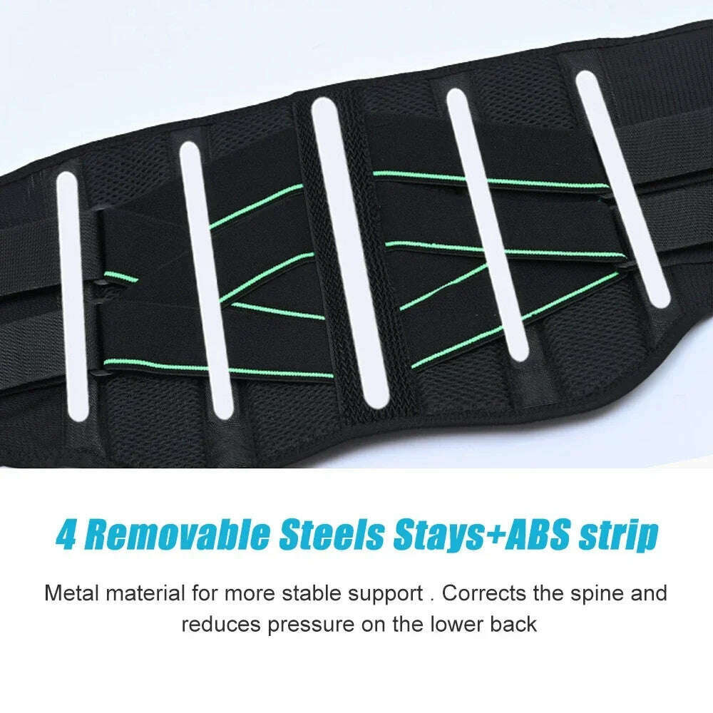 Back Brace for Lower Back Pain, Immediate Pain Relief From Sciatica, Herniated Disc Scoliosis, Decompression Lumbar Support Belt