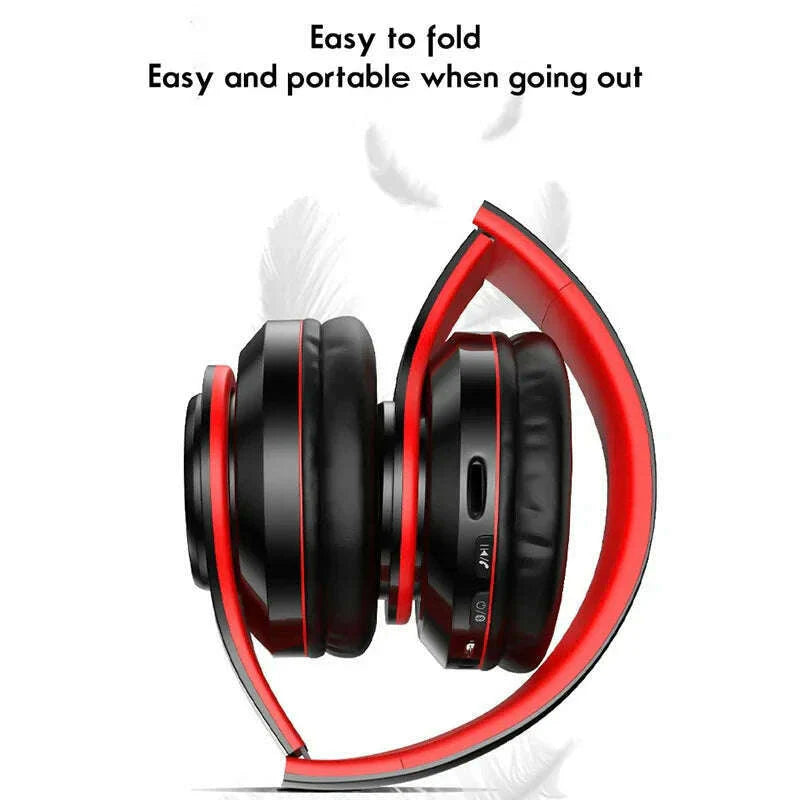Bluetooth 5.0 Earphone Sport Headphones for iPhone Samsung Xiaomi Mobile Phone Wireless Headband Foldable Portable HeadSets