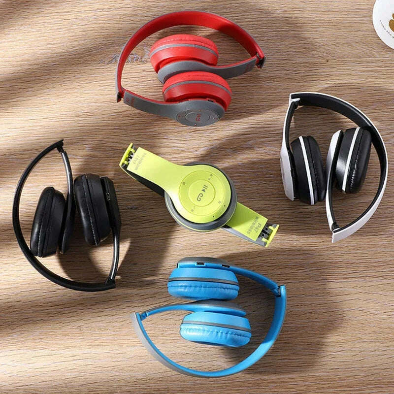 Bluetooth 5.0 Earphone Sport Headphones for iPhone Samsung Xiaomi Mobile Phone Wireless Headband Foldable Portable HeadSets