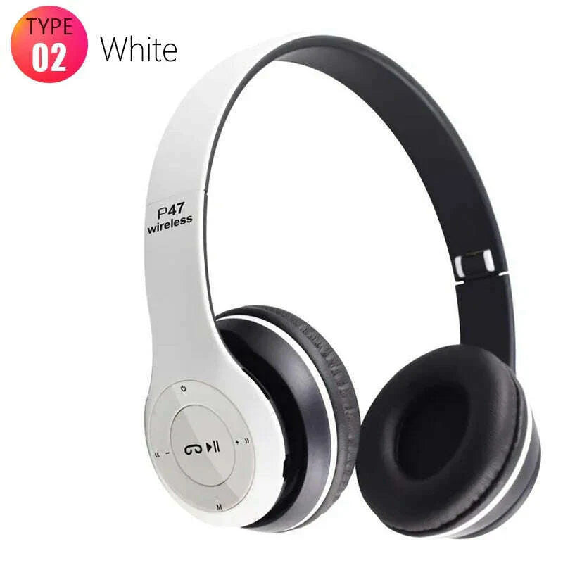 Bluetooth 5.0 Earphone Sport Headphones for iPhone Samsung Xiaomi Mobile Phone Wireless Headband Foldable Portable HeadSets