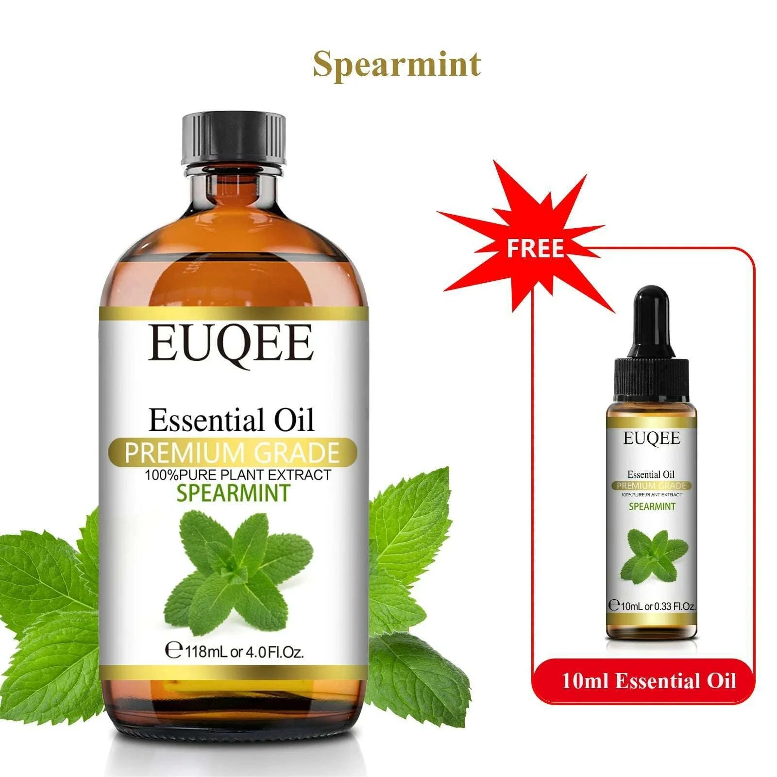 Buy 118ml Essential Oil Get 10ml Free 100% Pure and Natural Essential Oil with Dropper for Aromatherapy Diffuser Massage DIY